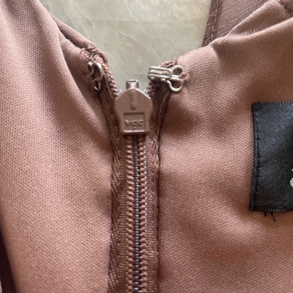 Adrianna Papell occasions brown shutter dress 4 - Picture 9 of 10